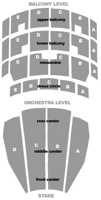15+ Seating chart schnitzer concert hall