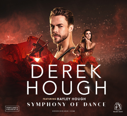 DWTS Tour 2025 event poster with dancers in action