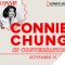 Photo of a young Connie Chung (from her book cover) + text: Connie A Memoir