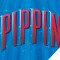 Stylized text of the word PIPPIN on a blue, sparkly background